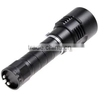 led rechargeable aluminum flashlight
