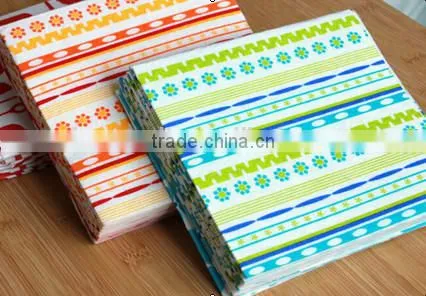 non-woven printed spanlace cleaning wip