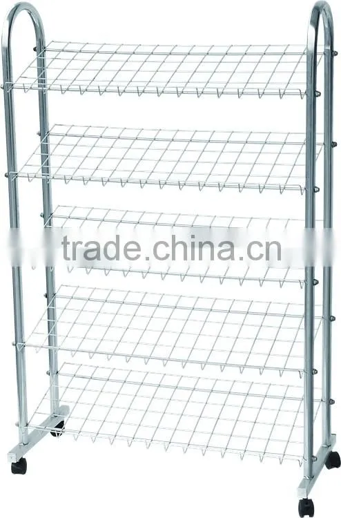 Wholesale custom metal wire basket with wheels