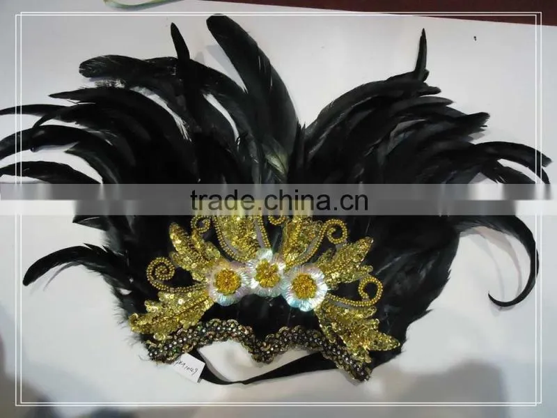 Halloween Christmas Festival Party Show g feather headdress