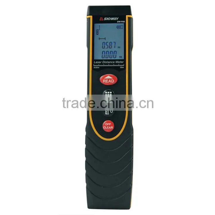Portable Digital 50m Distance Volume Laser Mini Rangefinder SW-P50