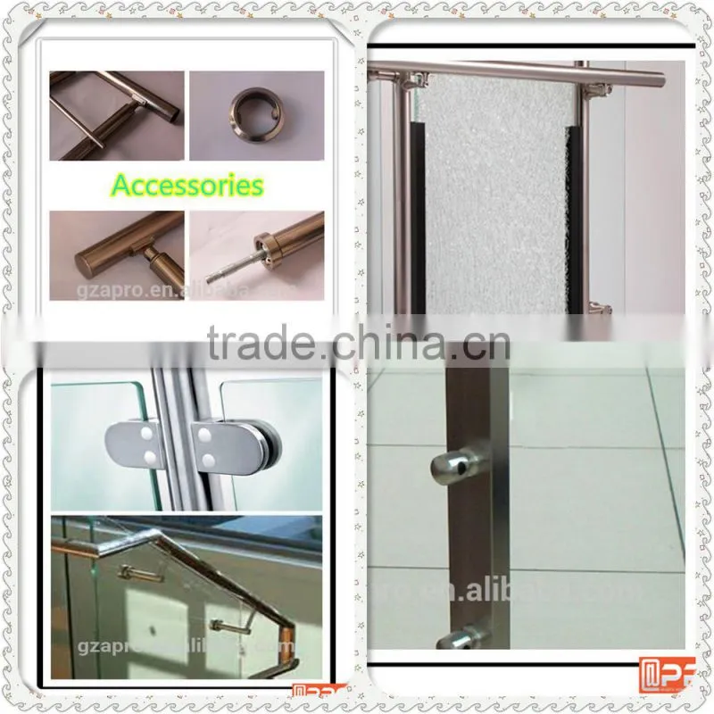 Stainless Steel Railing Systems,Glass Stair Handrail,Stair Glass Railing Prices