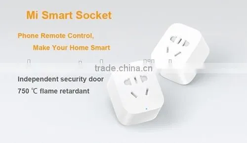 2016 Original Xiaomi Smart Socket Plug Bacic WiFi Wireless Remote Accept EU US AU Socket Adaptor