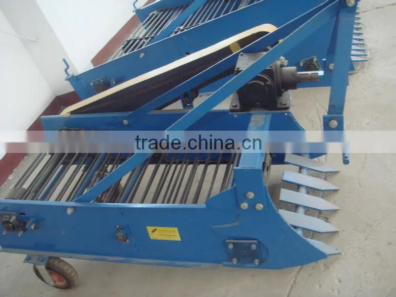 walking tractor potato harvester