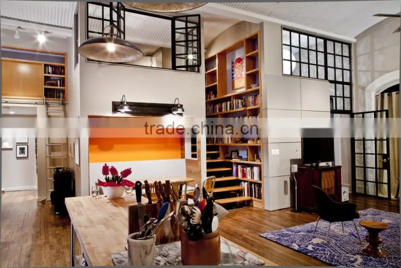 Industrial Metallic and Glass Lamp Shade Wall Sconce Box Wall Lamp