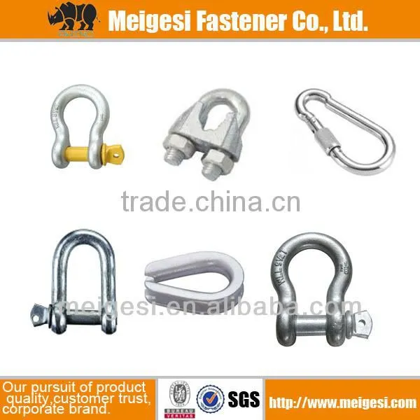 stainless steel straight shackle