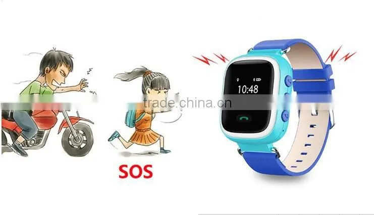2016 New Smart baby watch Q60 Smart Watch Wristwatch SOS wrist watch small gps tracking device for kids