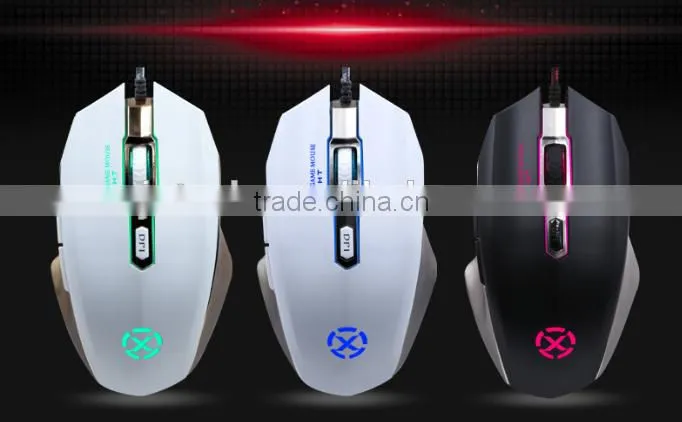 brand glowing drivers usb 6d optical gaming mouse