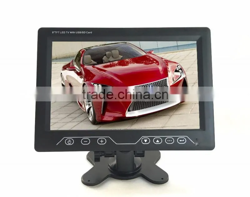 8.5 inch cheap china touch key car monitor with usb,sd