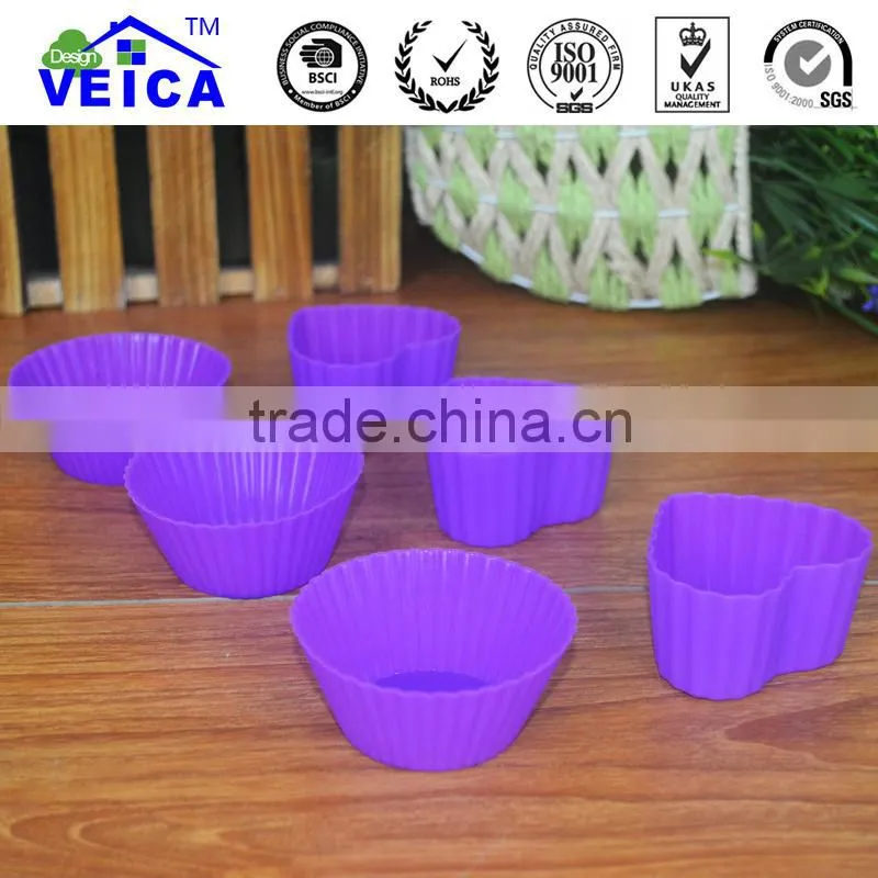 2016 hot sale popular 30 pcs silicone cute kids bakeware