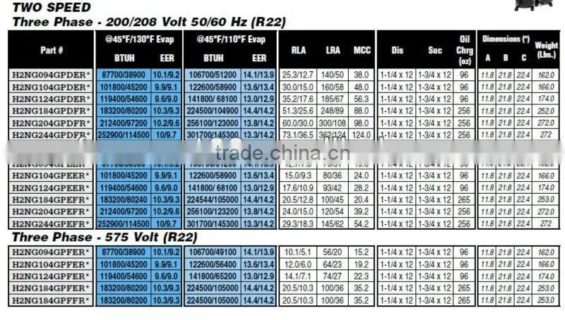 Bristol Reciprocating Compressors H2NG244GPDFR