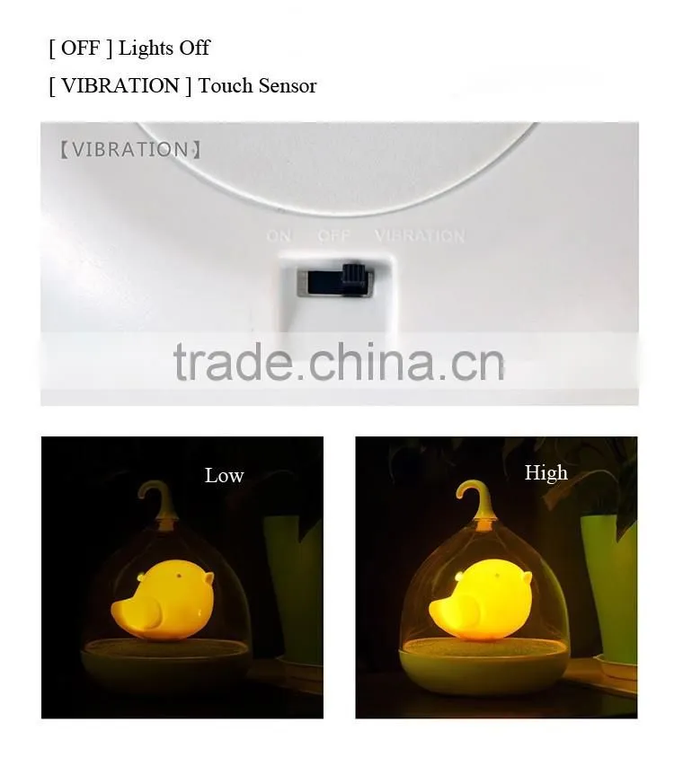 Birdcage Sensor funny touch Lamp LED Night Light with USB