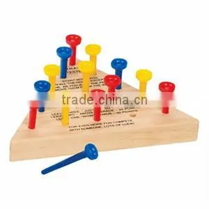 Triangle Peg Board Game