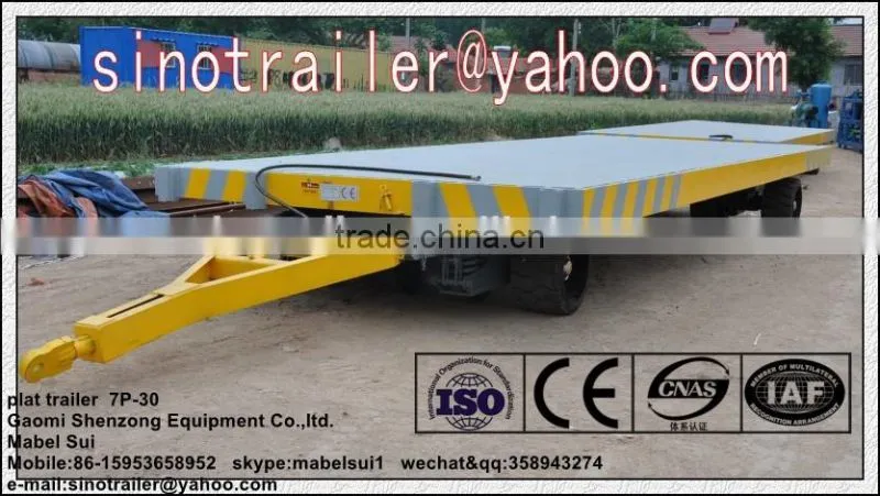 flat top trailer with deck over wheels