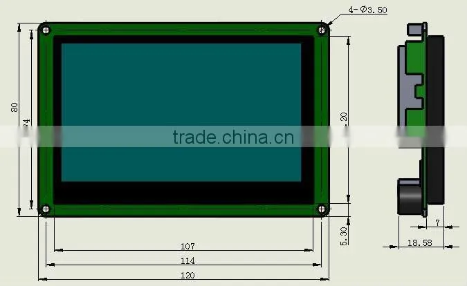 RISTRON 4.3 Inch Industrial Touch Screen