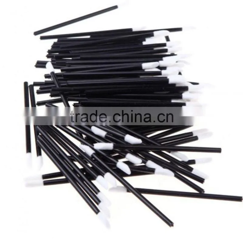 100PCS Disposable MakeUp Lip Brush Lipstick Gloss Wands Applicator Make Up Tool
