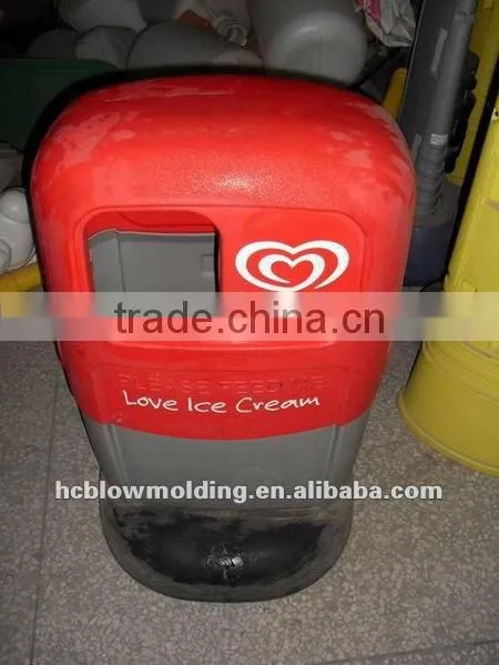 Customized blow molding plastic large garbage bins plasticHDPE dust bin Huizhou factory