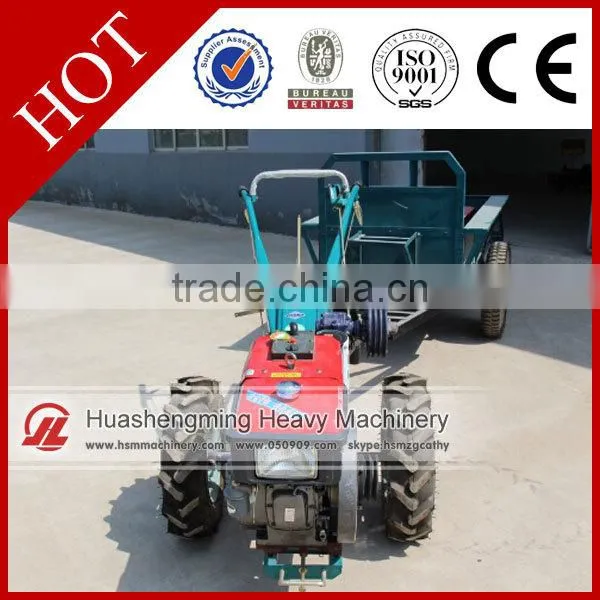 HSM ISO CE 2 Years Warranty Walking Tractor With Trailer