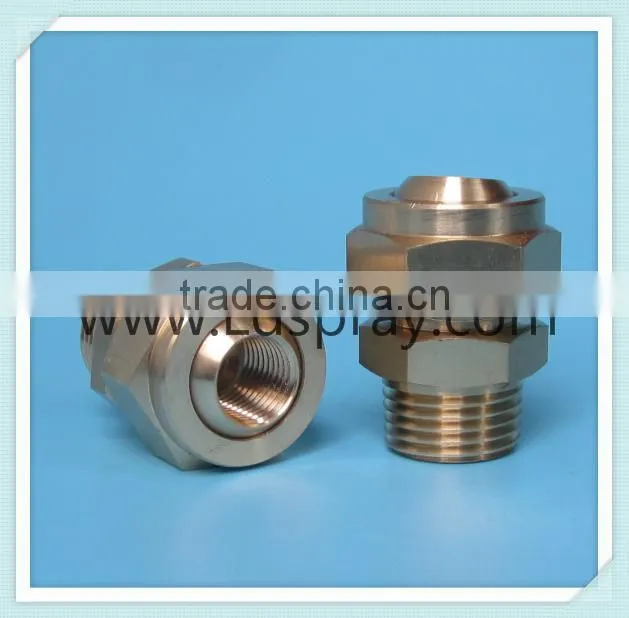 Brass adapter connect spray adjustable ball nozzle