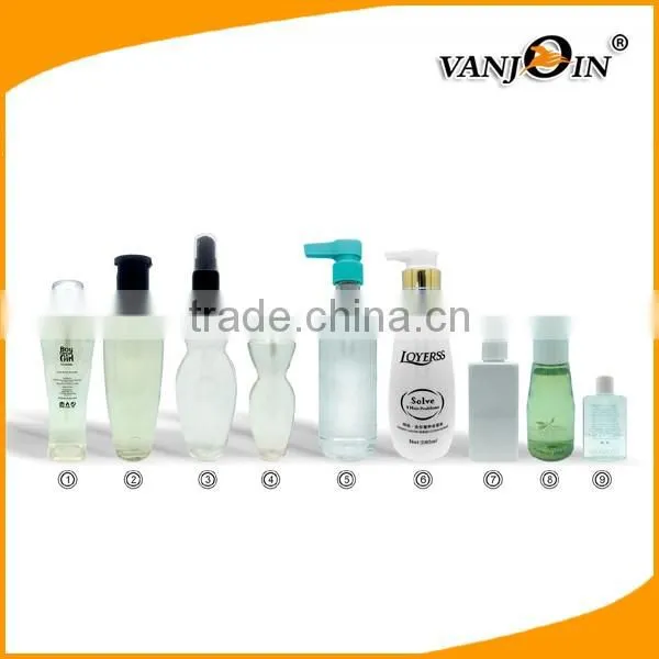 Plastic Pressed Screw Pump Bottle Lotion Shampoo PET