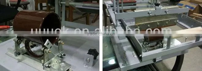 Manual cylinder screen printing jars