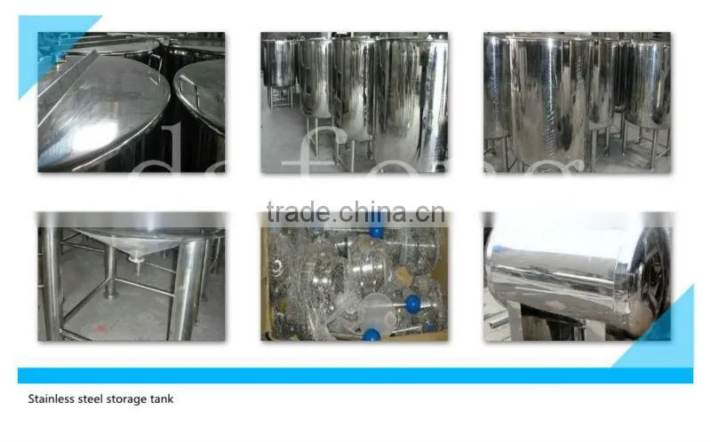 Stainless steel alcohol storage tank