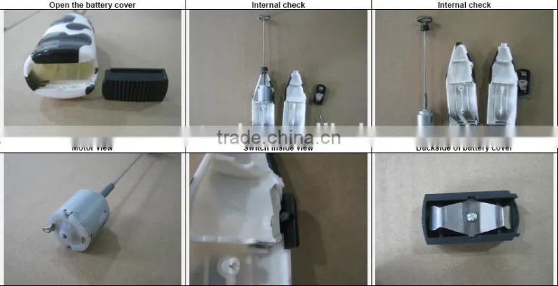 Electric Milk Frother With Cow Pattern