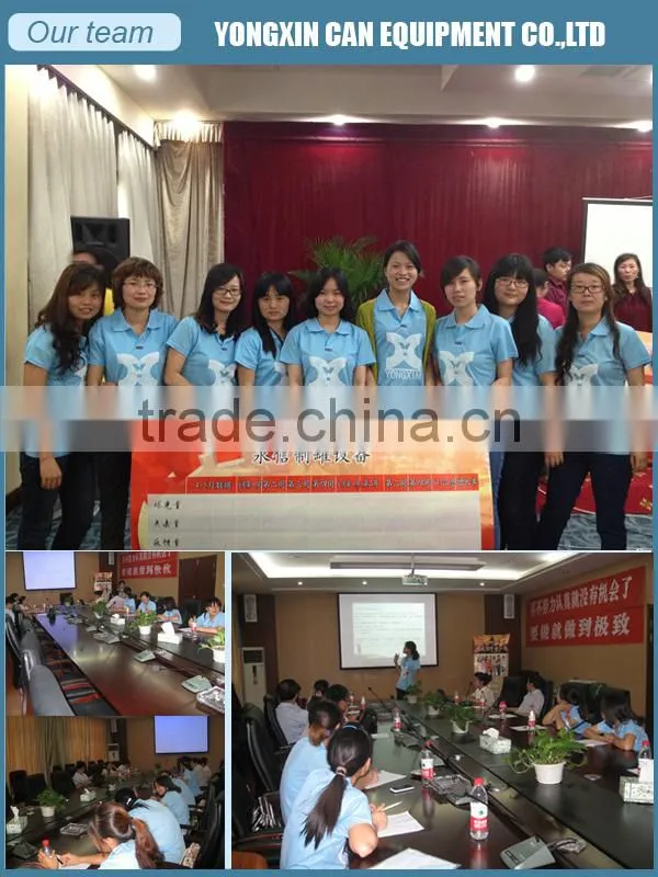 Automatic efficient energy saved closing machine cans, customized available