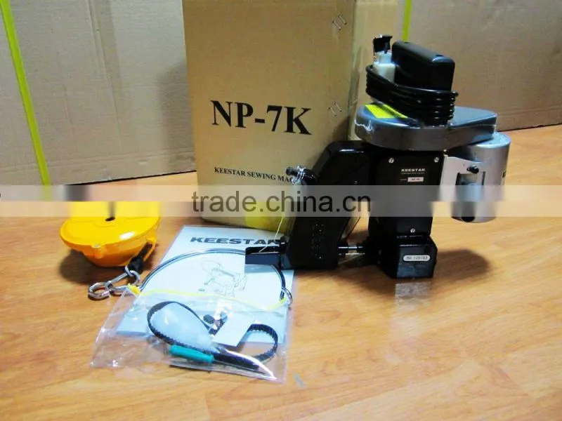 Single needle NP-7K keestar portable bag closer sewing machine