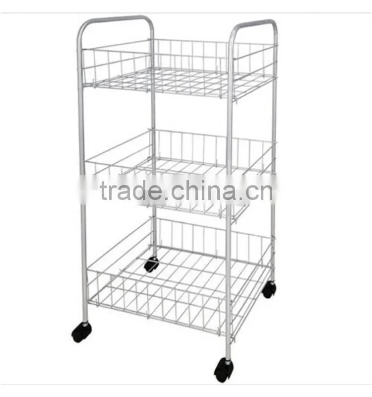 Multifunction 3-Tier Detachable Metal Vegetable Display Stand