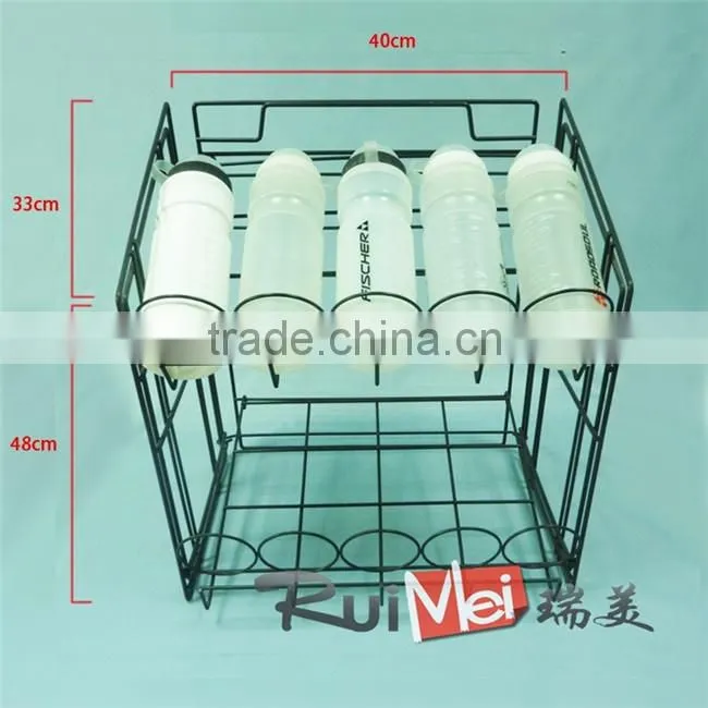 Alibaba Store China Floor Metal Wire Mineral Water Bottle Stand