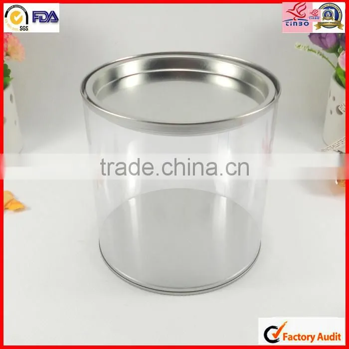 printing round clear plastic watch box