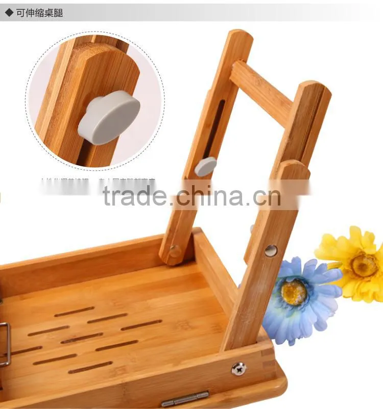 Vivinature wooden laptop desk and living room tablet desk