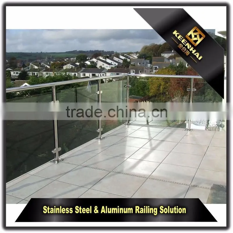 Modern Design Outdoor Stair Balcony 304 Stainless Steel Railing