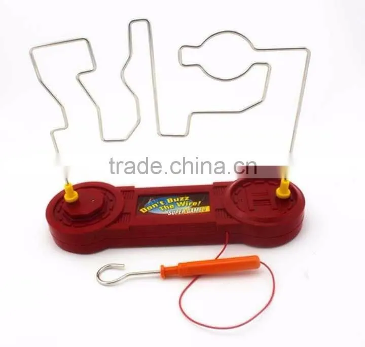 Electric Buzz Wire Game Toy, Hot-selling Electric Hearbeat Shocking Maze Toy For Wholesale