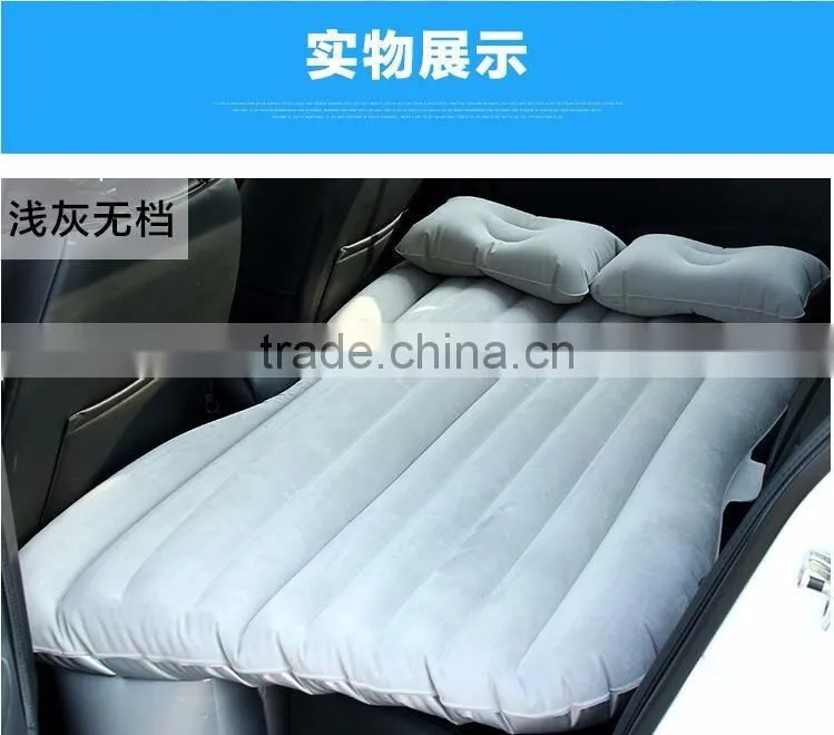 Factory Direct EN71 PVC High Quality Travel Car Bed, Inflatable Air Car Mattess, Portable Folding Car Inflatable Mattress