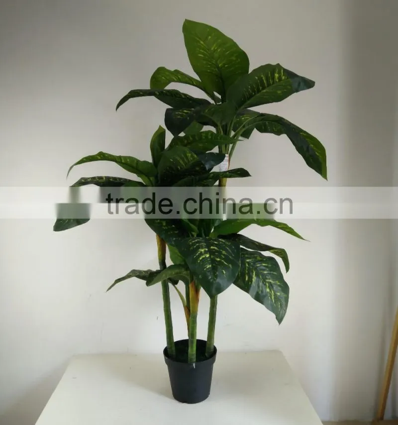 artificial dieffenbachia fake green plant