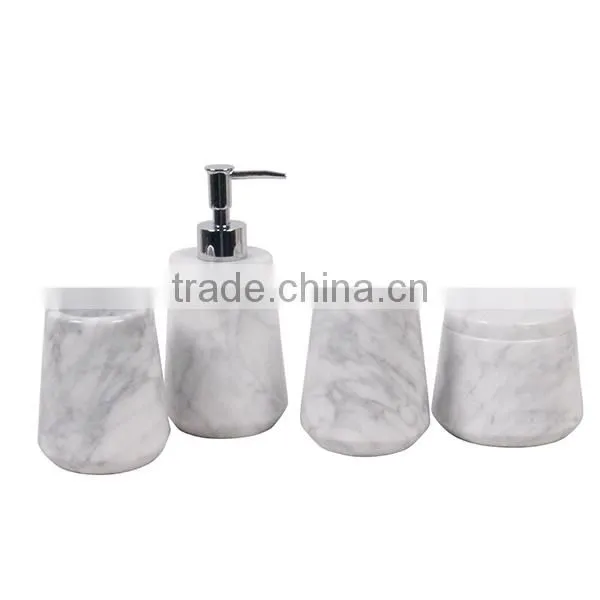Oriental antique wooden stripe marble oriental bathroom accessories