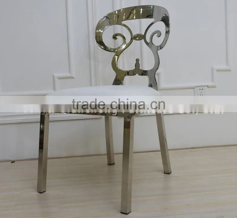 special shape back dining chair restaurant chair