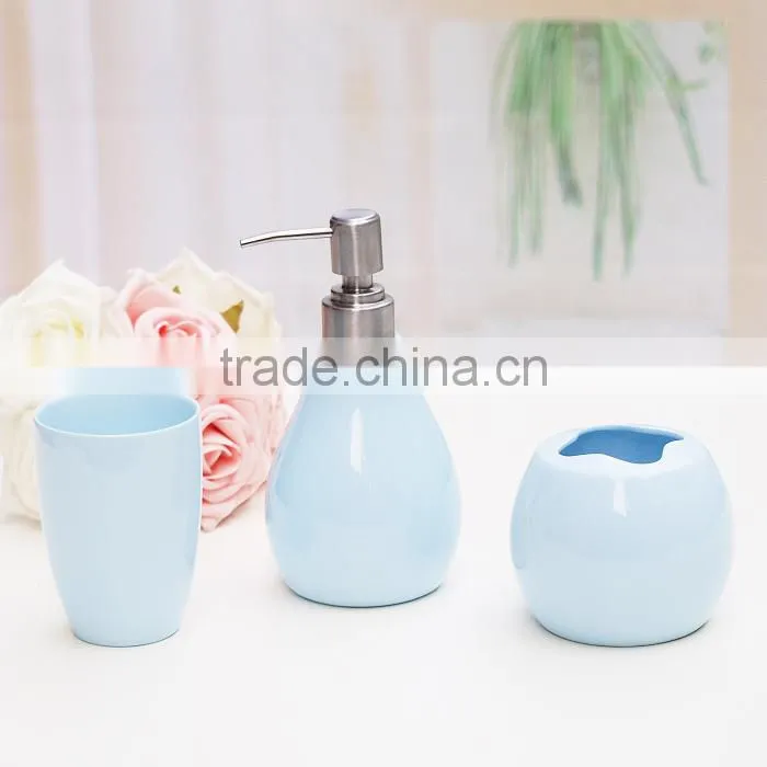 ceramic bathroom set for home and hotel