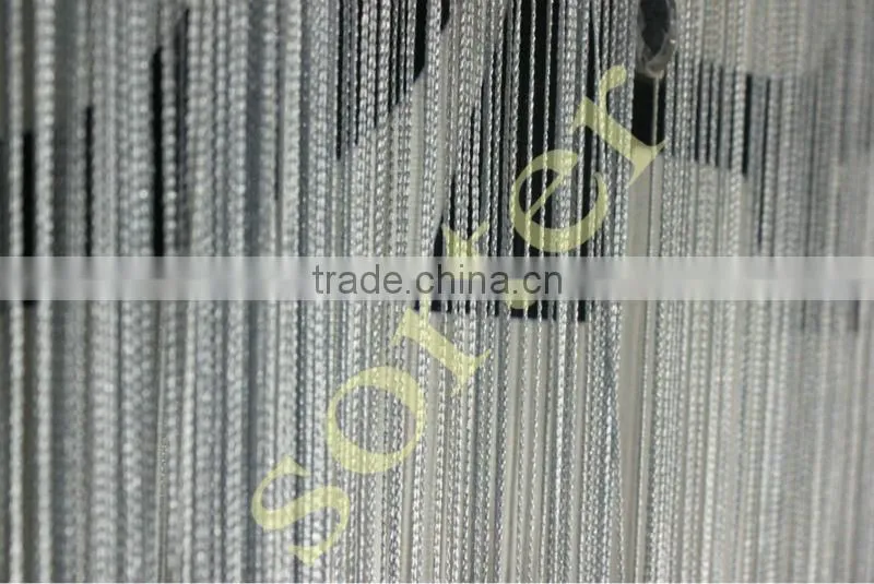 decorative string curtain with beads for room divider