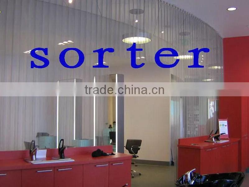 wire mesh curtain metal coil drapery for room divider