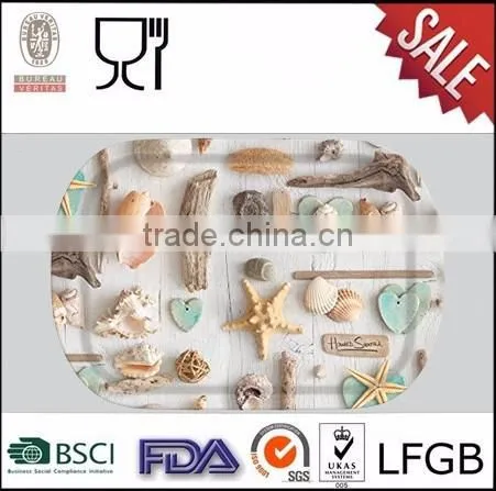 Melamine 4 sections plates,melamine divided plate for children