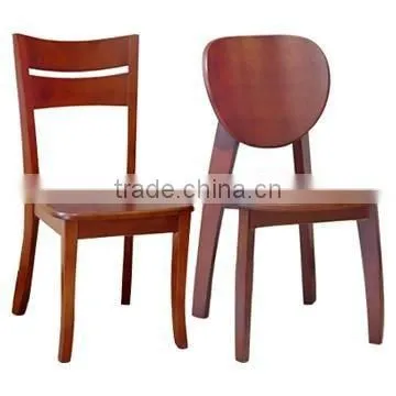 red wooden chair