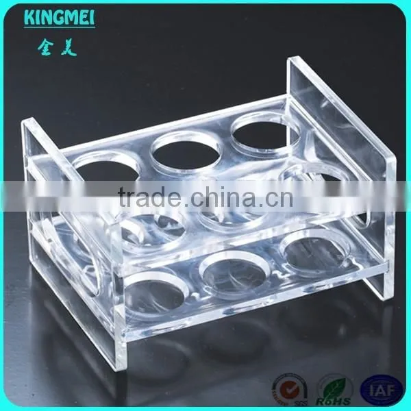 Party Clear Acrylic Beer Cup Display Stand Holders For Desks