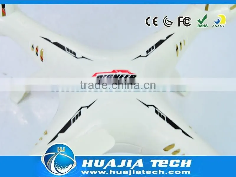 Manufacturer 2.4G 4.5CH remote control 6-axis aircraft helicopter UFO drone Gyro with camera White