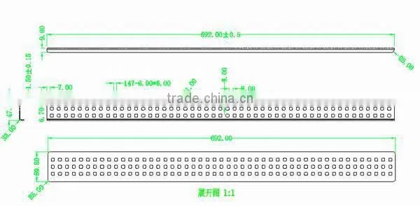 60cm large traffic linear waste drain sus304 floor drain bathroom shower drain