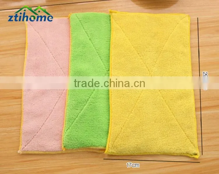 double-side Microfiber kitchen dish cloth buy from China online