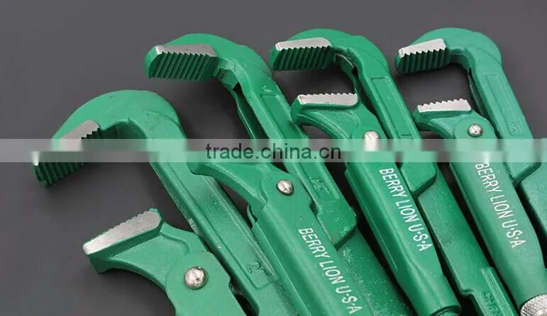 Berrylion High Carbon Steel Eagle Mouth Pipe Wrench 3/4" 1" 1.5" 2" Pipe Wrench