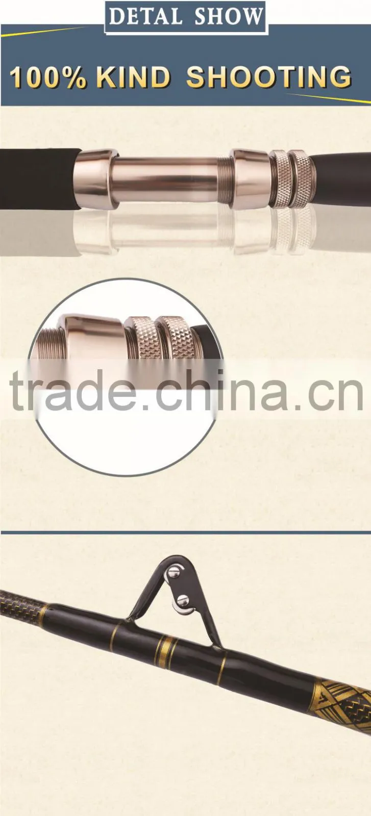 551 Fiberglass Boat Trolling Fishing Rod